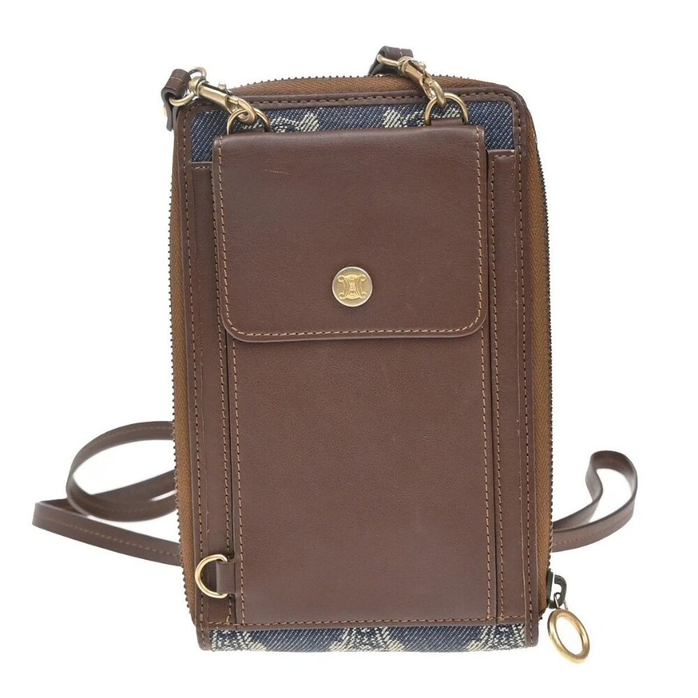 Celine Macadam Pattern Shoulder Wallet Multi Case… - image 4